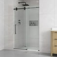 thumbnail image 4 of OVE Decors Reva 45-1/4 - 48"W x 74"H Frameless Sliding Shower Door with Clear Glass, 4 of 9