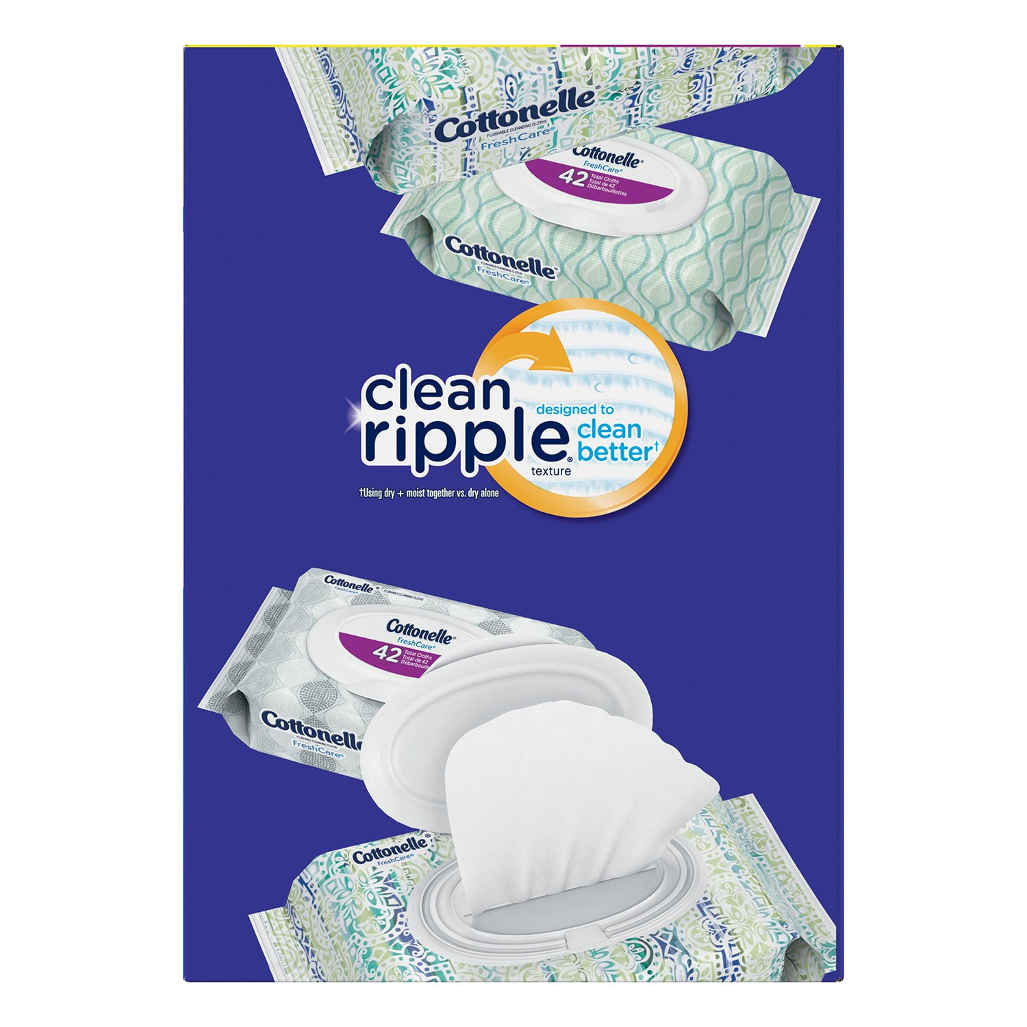 Kleenex Cottonelle FreshCare Flushable Cleansing Cloths (11 pk