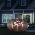 thumbnail image 3 of Logo Brands Kansas City Chiefs Pre-Lit 10'x6' Inflatable Football, 3 of 6