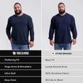 thumbnail image 4 of True Classic Men's 2-Pack Long Sleeve Crewneck T-Shirt, 4 of 5