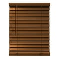 thumbnail image 1 of Richcraft Collections 2-Inch Faux Wood Blind, Walnut, 39.5-Inch Width x 48-Inch Length, 1 of 6