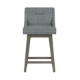 thumbnail image 12 of HH2 Home Upholstered Tapered Back Wood Adjustable Height Swivel Bar Stool, 12 of 19