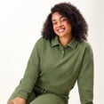 thumbnail image 1 of Member's Mark Women's Collared Fleece Top, 1 of 10