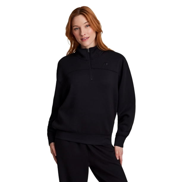 Champion Women's Air Layer Ribbed Quarter-Zip Pullover - Samsclub.com