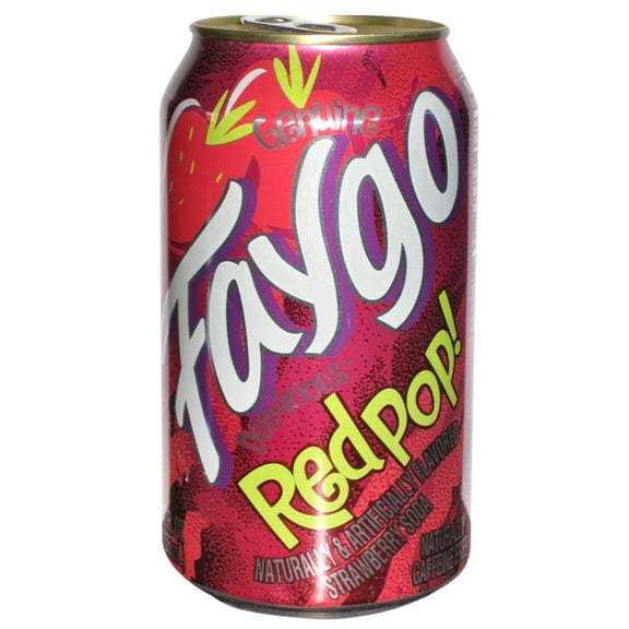 Faygo Redpop Strawberry Soda, 12 fl. oz., 24 pk.