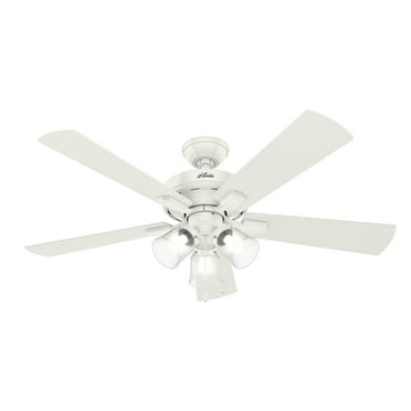 Hunter 52" Crestfield Indoor Ceiling Fan with LED Light and Pull Chain