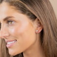 thumbnail image 4 of 0.23 CT. T.W. Round Cut Cluster Diamond Stud Earrings in 14K Gold, 4 of 5