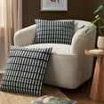 thumbnail image 3 of Town & Country Terra Alara Textured Geo Stripe Decorative Pillow, 3 of 8