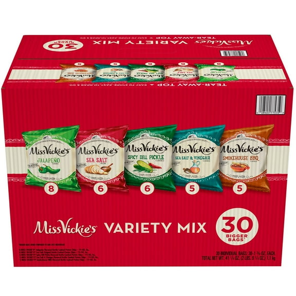 Miss Vickie's Variety Pack Potato Chips, 30 pk.