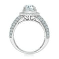 thumbnail image 3 of 1.95 CT. T.W. Pear Cut Halo Diamond Ring in 14K Gold, 3 of 4