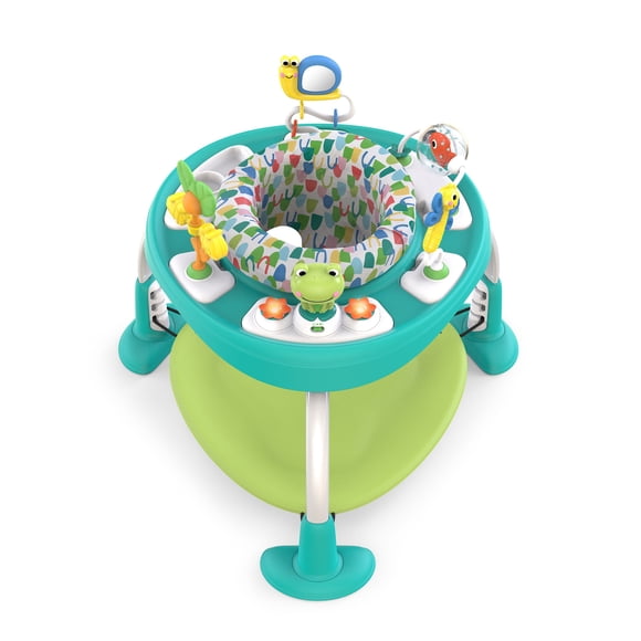 Bright Starts Playful Pond Bounce Bounce Baby 2-in-1 Activity Jumper & Table