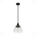 thumbnail image 8 of Hunter Cypress Grove with Clear Holophane Glass 1 Light Pendant Ceiling Light Fixture, 8 of 8