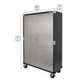 thumbnail image 2 of Seville Classics UltraHD Storage Cabinet, 48" W x 18" D x 72" H, 2 of 14