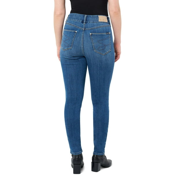 Jeans Seven Women's Skinny Easy Fit Taille 7 - Neuve Avec étiquette, Coupe Capri