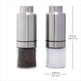 thumbnail image 2 of Kamenstein Stainless Steel Salt & Pepper Grinders, 2 of 12