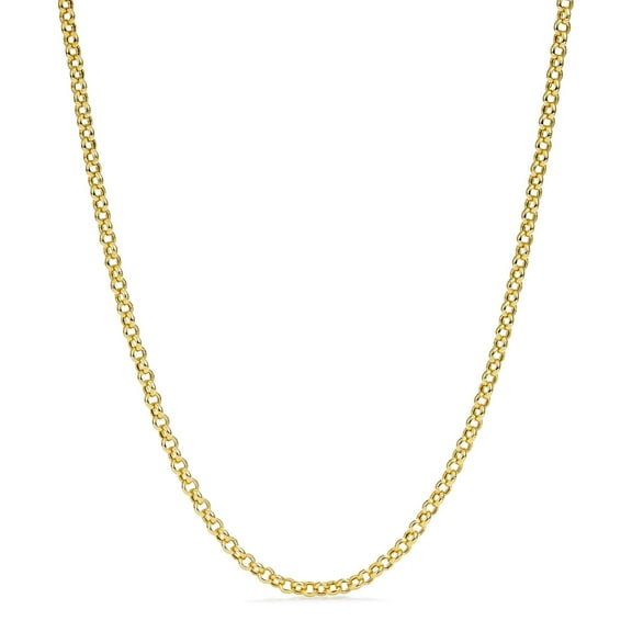 Rolo Link Chain in 14K Yellow Gold