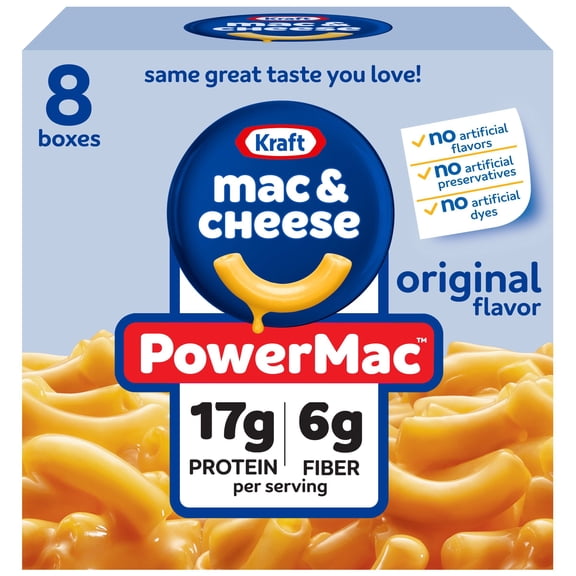 Kraft Mac & Cheese Power Mac 7.25 oz., 8 pk.