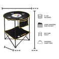 thumbnail image 5 of NFL 27.6" Round Tailgate Table with Shelf, 5 of 5