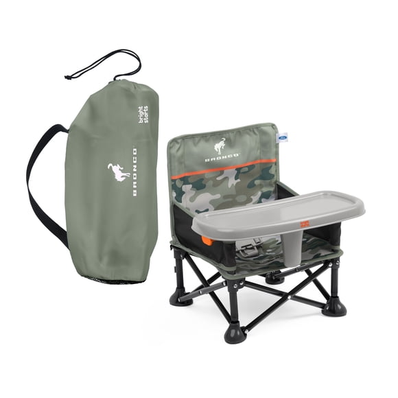 Bright Starts Ford Bronco Pop 'N Sit Portable Booster Seat, Choose Color