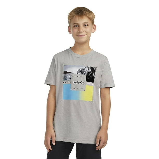 Boys - Hurley Skull Beach T-Shirt - Boy's T-Shirts in Black | Buckle