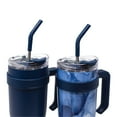 thumbnail image 2 of Hydraflow 40-Ounce Double Wall Stainless Steel Tumbler with Handle, 2 Pack, Choose Color, 2 of 4