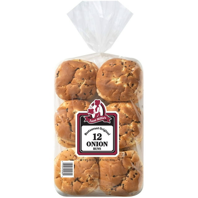 Aunt Millie's Onion Buns 27 oz., 12 ct.