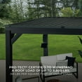 thumbnail image 6 of Backyard Discovery Stonebridge Steel Gazebo, Choose Size, 6 of 14