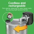 thumbnail image 2 of Hamilton Beach 76611FG FlexCut Electric Can Opener, Cordless & Rechargeable, Black with Chrome Accents, 2 of 8