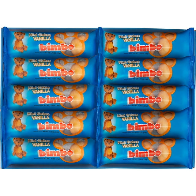 Bimbo Vanilla Mini Cakes 1.75 oz., 10 pk.