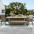 thumbnail image 1 of Member's Mark Halstead Fire Dining Set, 6pc, 1 of 5