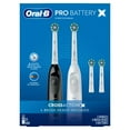 thumbnail image 1 of Oral-B Pro Advantage Battery-Powered Toothbrush, 2 Handles + 4 Brush Heads, 1 of 6