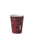 thumbnail image 1 of SOLO Paper Hot Drink Cups, Bistro Print, 12 oz., 1000 ct., 1 of 5