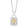 thumbnail image 4 of 1.00 CT. T.W. Cushion Cut Double Halo Diamond Pendant Necklace in 14K Gold, 4 of 7