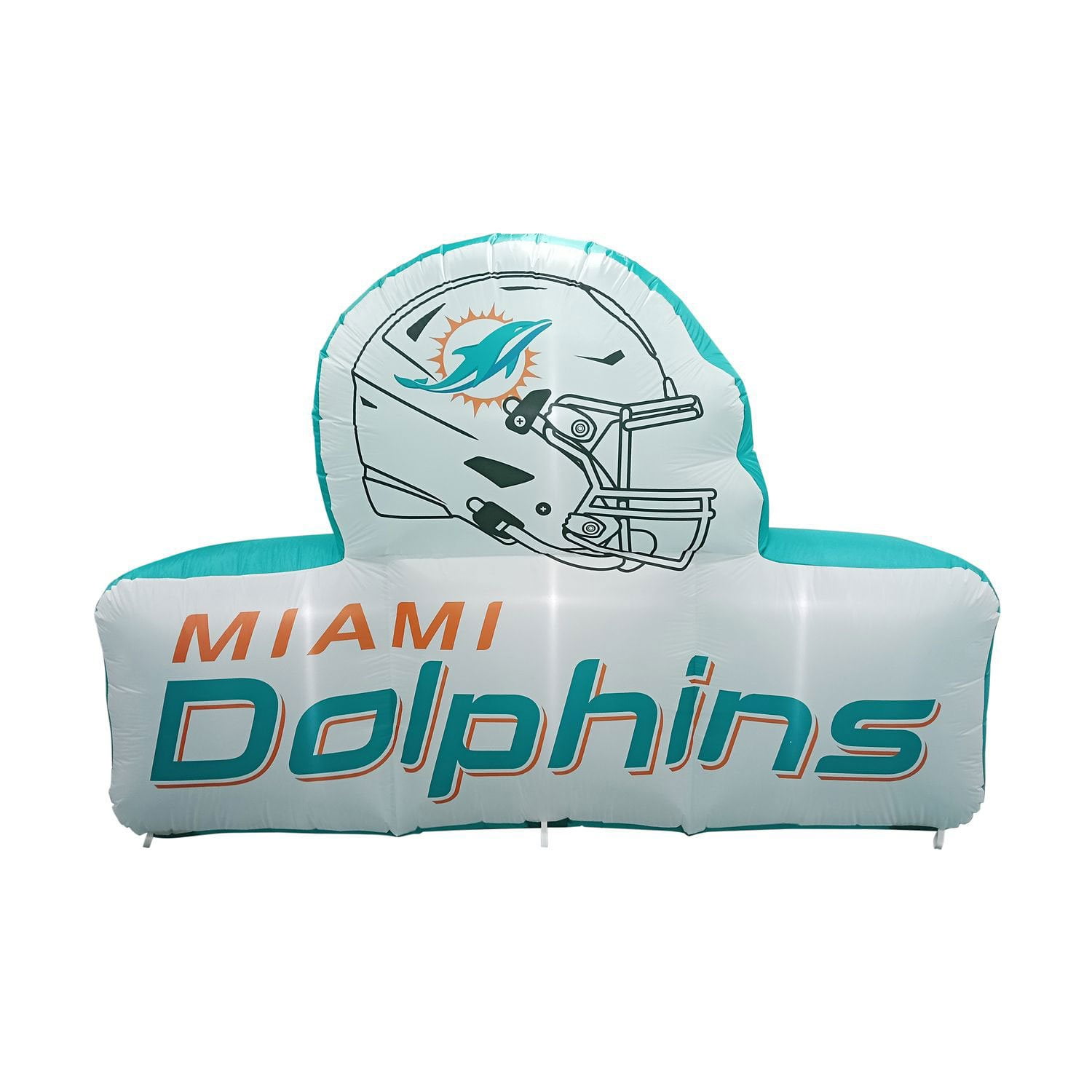 Logo Brands Miami Dolphins Pre-Lit 7'x10' Team Inflatable