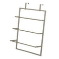 thumbnail image 2 of Honey-Can-Do Satin Nickel Over-The-Door 3-Tier Towel Rack, 2 of 5
