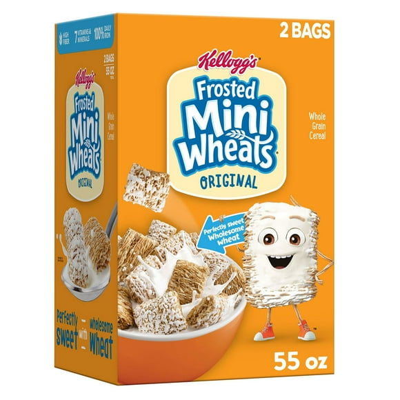 Frosted Mini-Wheats Cereal, 55 oz.
