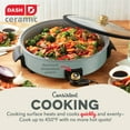 thumbnail image 4 of Dash 14" Ceramic Nonstick Electric Skillet 4-Quart Capacity, 4 of 6