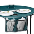 thumbnail image 3 of NFL 27.6" Round Tailgate Table with Shelf, 3 of 5