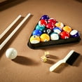 thumbnail image 8 of Barrington Billiards Belmont Drop Pocket Billiards Table, 7' with Pool Ball & Cue Stick Set, 8 of 10
