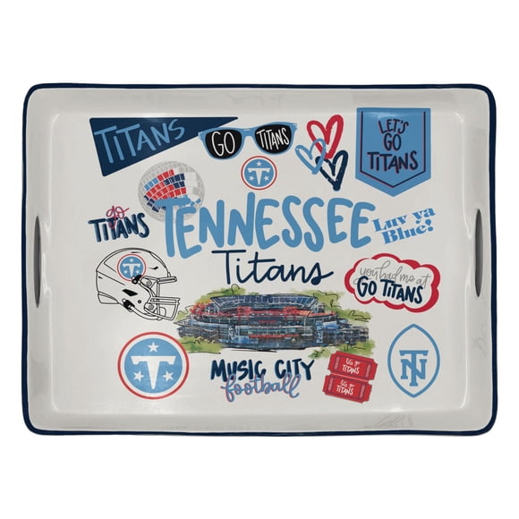 Tennessee Titans Ceramic Serving Tray