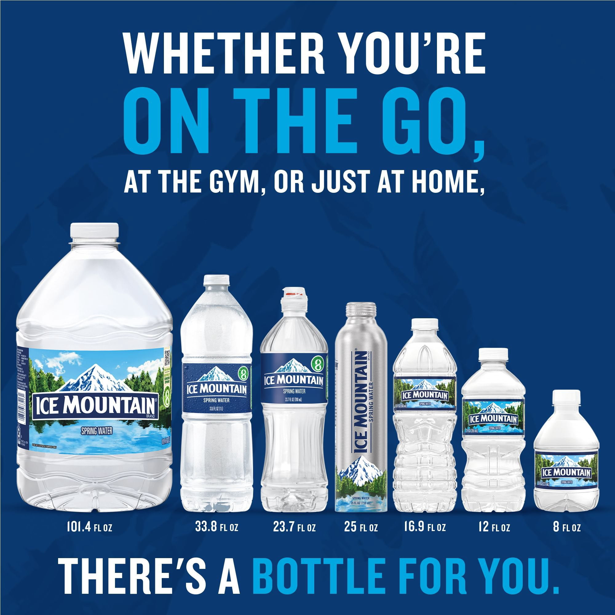 Ice Mountain 100% Natural Spring Water 1 L, 15 pk. - Samsclub.com