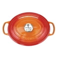 thumbnail image 3 of Le Creuset Signature Cast Iron Oval Dutch Oven, 3 of 4