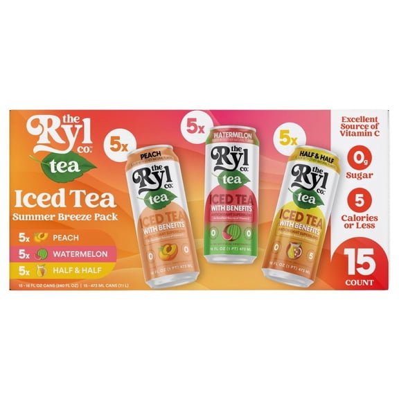 Ryl Tea Variety Pack, 16 fl. oz., 15 pk.