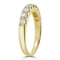 thumbnail image 3 of Round Cut Diamond Band in 14K Gold, 3 of 5
