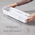 thumbnail image 3 of YouCopia DrawerFit Sliding Drawer Organizer 2-Piece Set, 3 of 7
