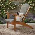 thumbnail image 6 of Cambridge Casual Teak and Wicker Adirondack Patio Set, 4pc, 6 of 19