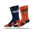 thumbnail image 1 of Denver Broncos Adult 2-Pack Crew Socks, 1 of 3