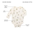 thumbnail image 5 of Member's Mark Baby 4-Pack Organic Cotton Bodysuit, 5 of 8