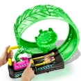 thumbnail image 2 of Hot Wheels Monster Trucks Glow in the Dark Epic Loop Challenge Playset, 2 of 10