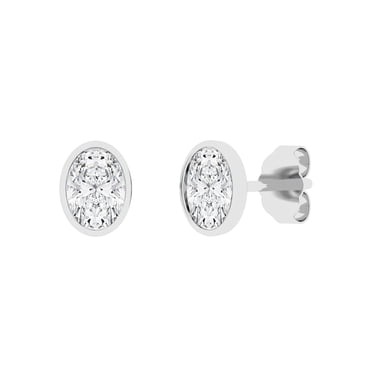 Lab Created Diamond Earrings in 14K Gold